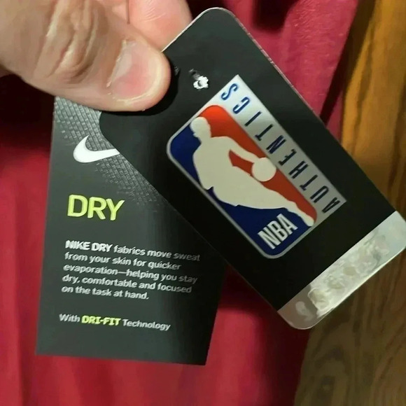 Nike Dri-Fit Polo Shirt short sleeve NBA Cleveland Cavaliers size XL - Picture 5 of 8